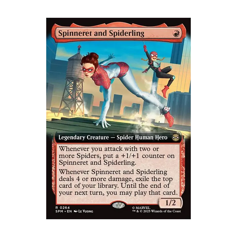 Spinneret and Spiderling (Extended Art) - Marvel's Spider-Man (Near Mint)
