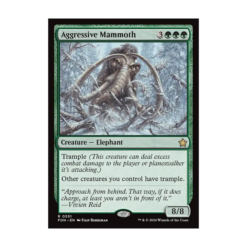 Aggressive Mammoth - Foundations (Near Mint)
