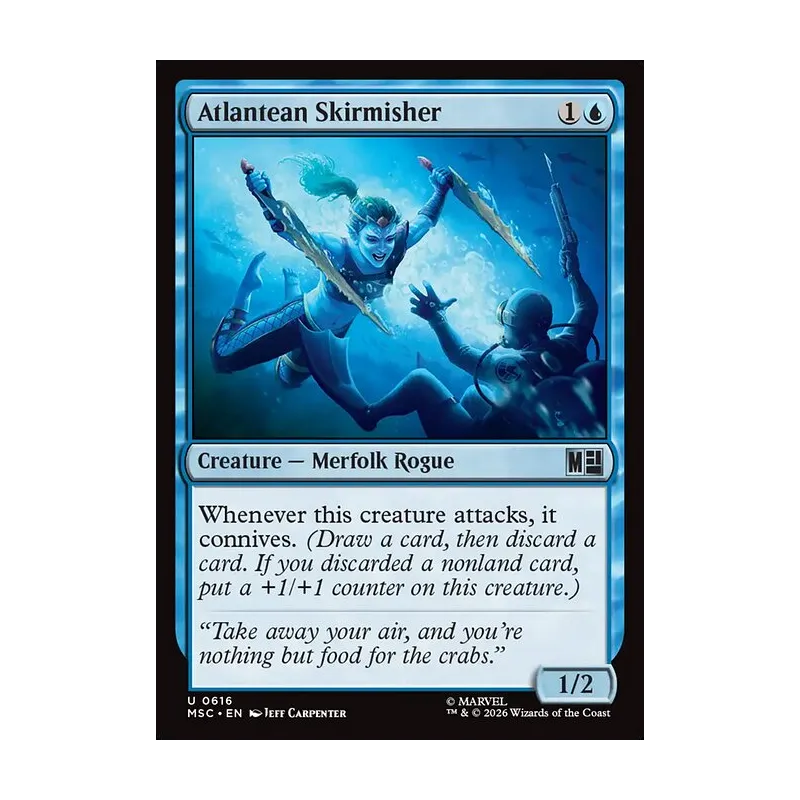 Atlantean Skirmisher - Marvel Super Heroes Commander (Near Mint)