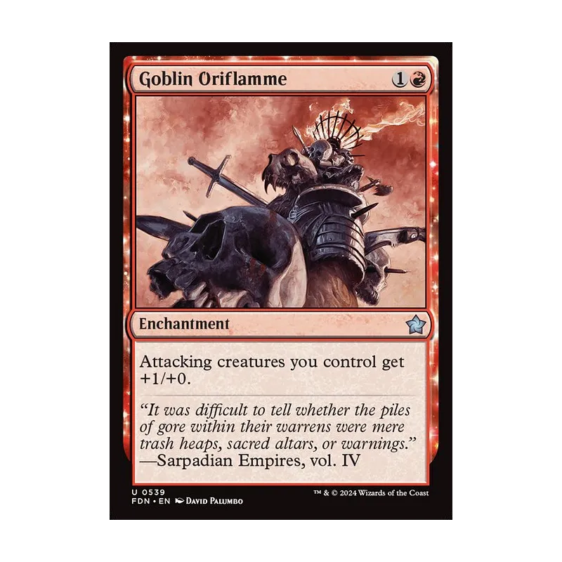 Goblin Oriflamme - Foundations (Near Mint)