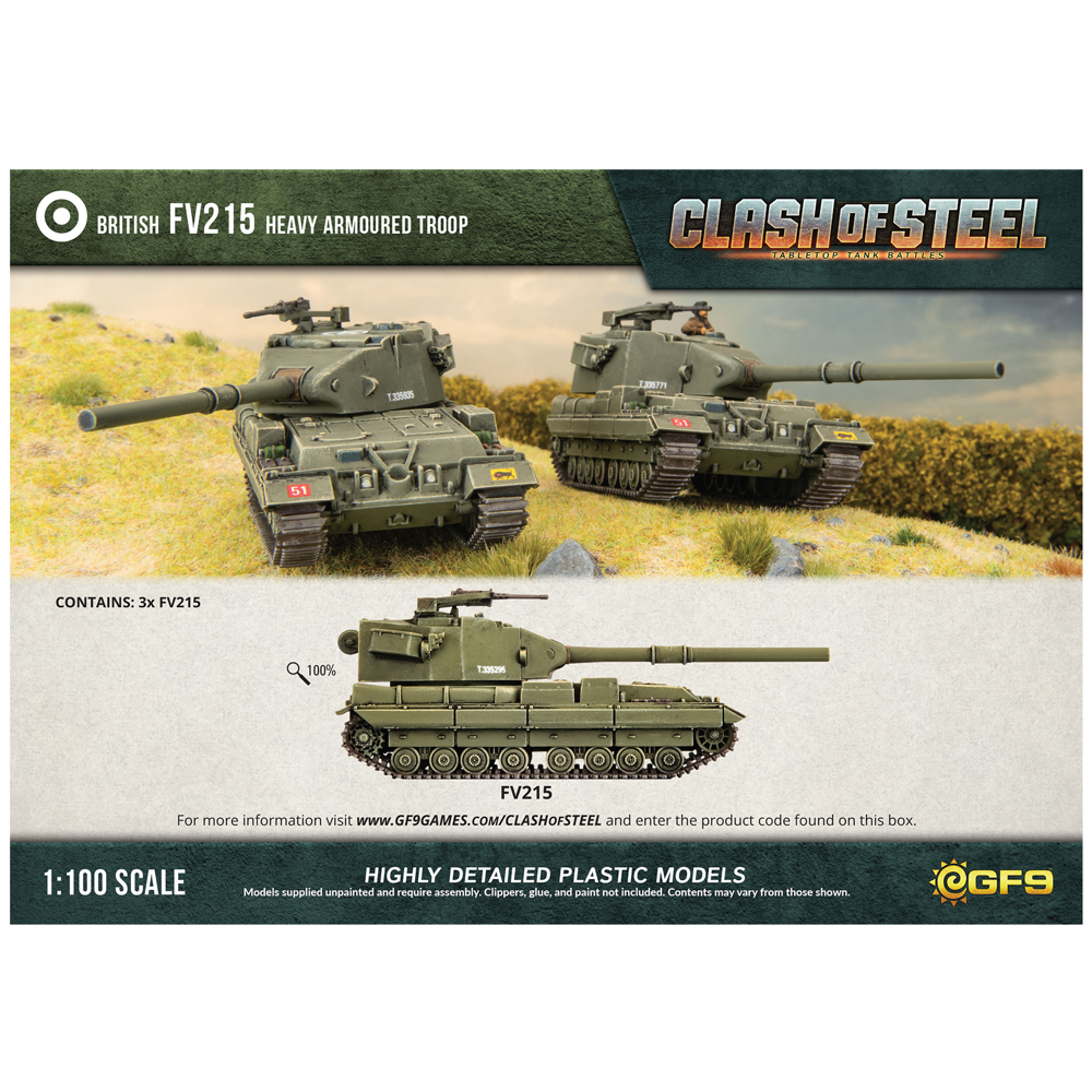 Clash of Steel: British - FV215 Heavy Armoured Troop