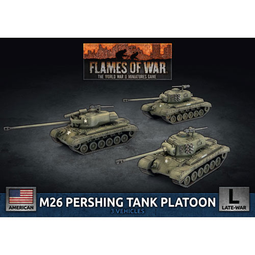 Flames of War WW2: M26 Pershing Tank Platoon