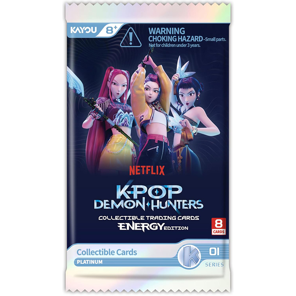 KPop Demon Hunters World Tour Collectible Cards: Energy Edition Series 1-A - Booster Pack (New Arrival)