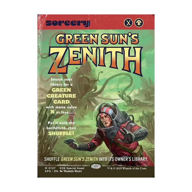 Green Sun's Zenith (Showcase) - Special Guests (Near Mint)