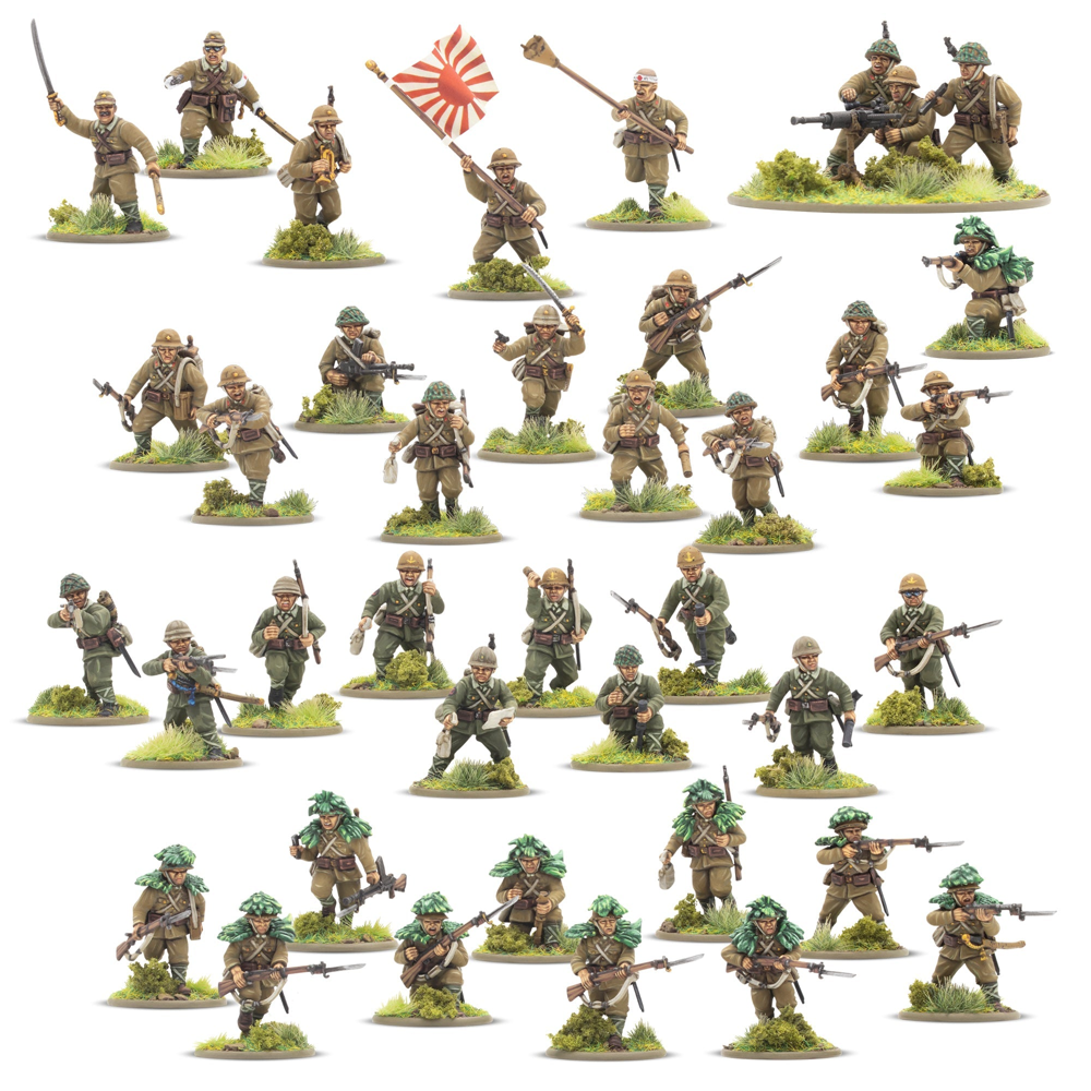 Bolt Action 3E: Japanese Army Infantry Platoon (Preorder)