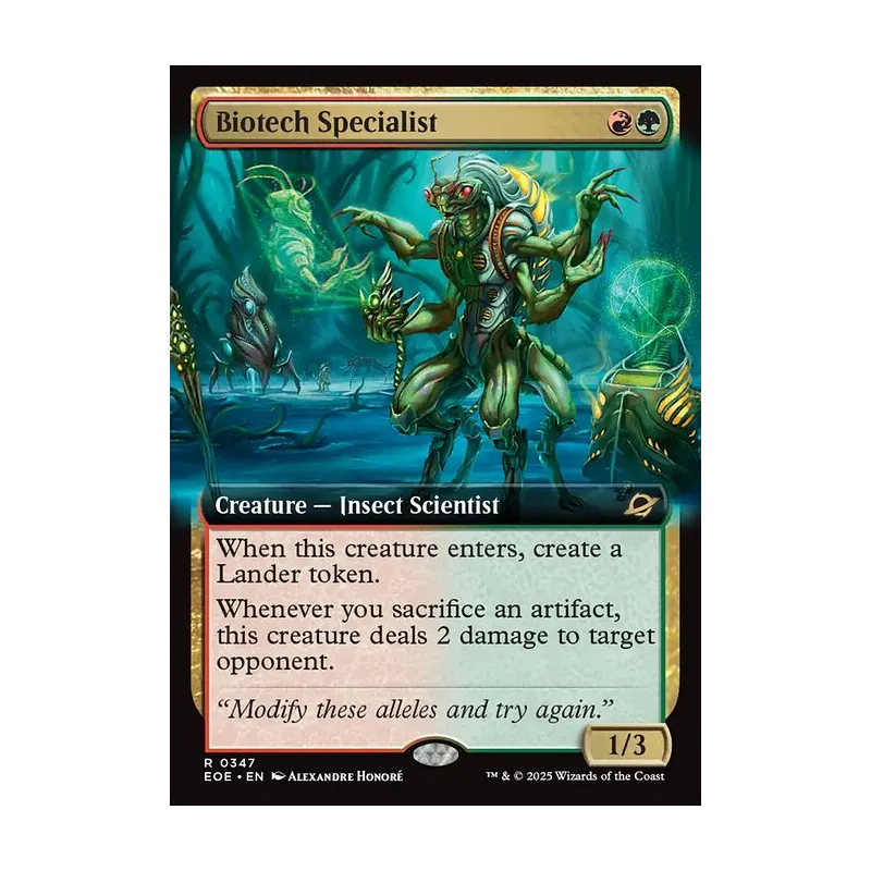 Biotech Specialist (Extended Art) - Edge of Eternities (Near Mint)