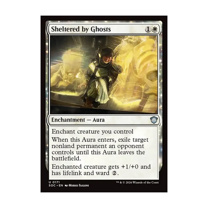 Sheltered by Ghosts - Secrets of Strixhaven Commander (Near Mint)