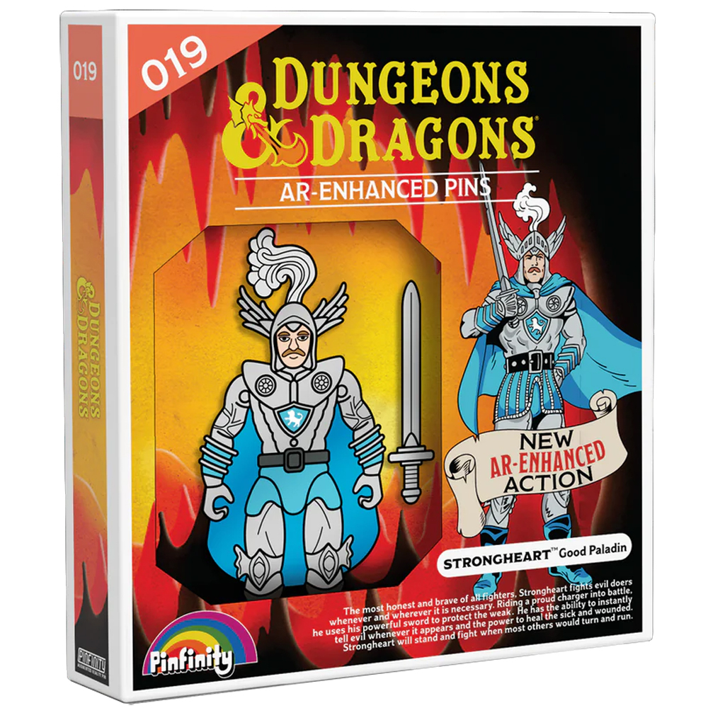 D&D Augmented Reality Pins: Series 1 - Strongheart, Good Paladin D&D Augmented Reality Pins: Series 1 - Strongheart, Good Paladin