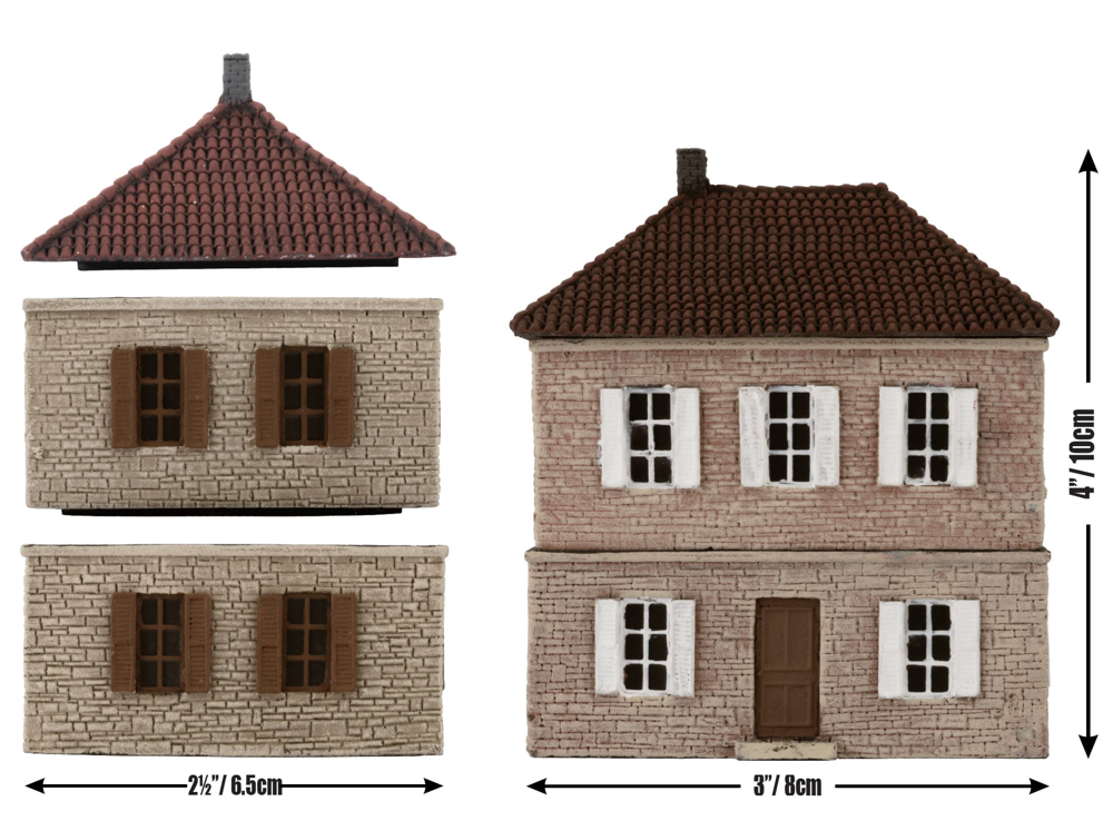 Flames of War: Battlefield in a Box - Cassino Houses (Preorder)