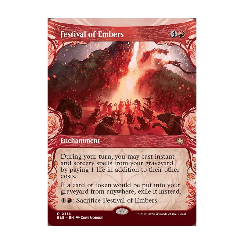 Festival of Embers (Showcase) - Bloomburrow (Near Mint)