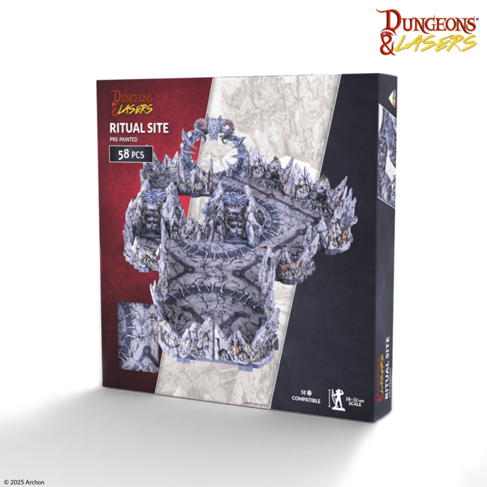 Dungeons & Lasers PrismaCast Pre-Painted: Ritual Site (New Arrival)