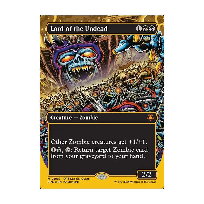 Lord of the Undead (Borderless) (First-Place Foil) - Special Guests (Foil Near Mint)
