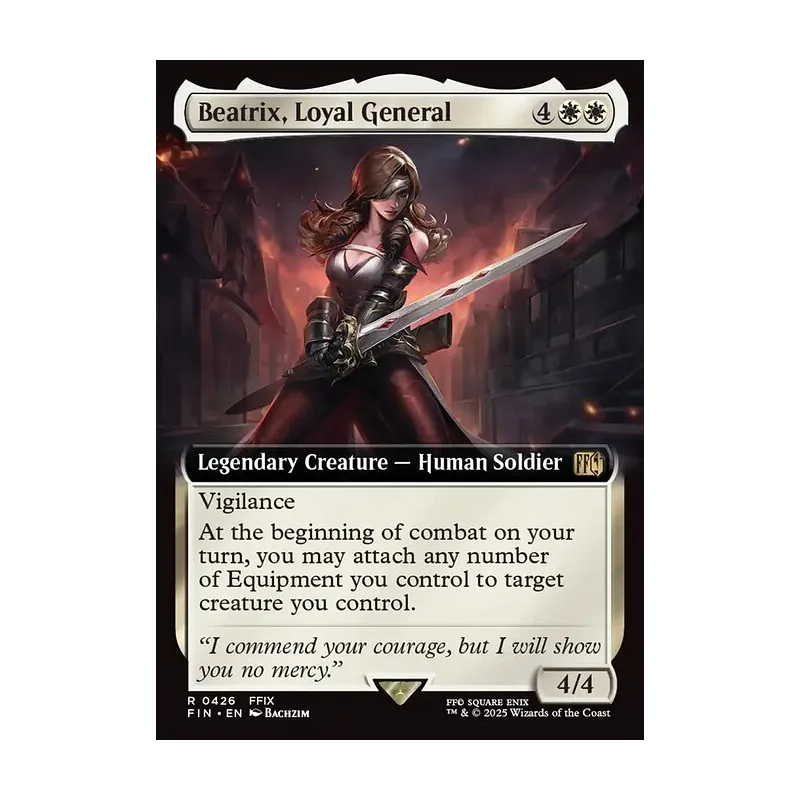 Beatrix, Loyal General (Extended Art) - Final Fantasy (Near Mint)