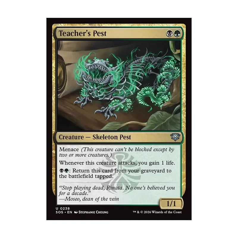 Teacher's Pest - Secrets of Strixhaven (Near Mint)