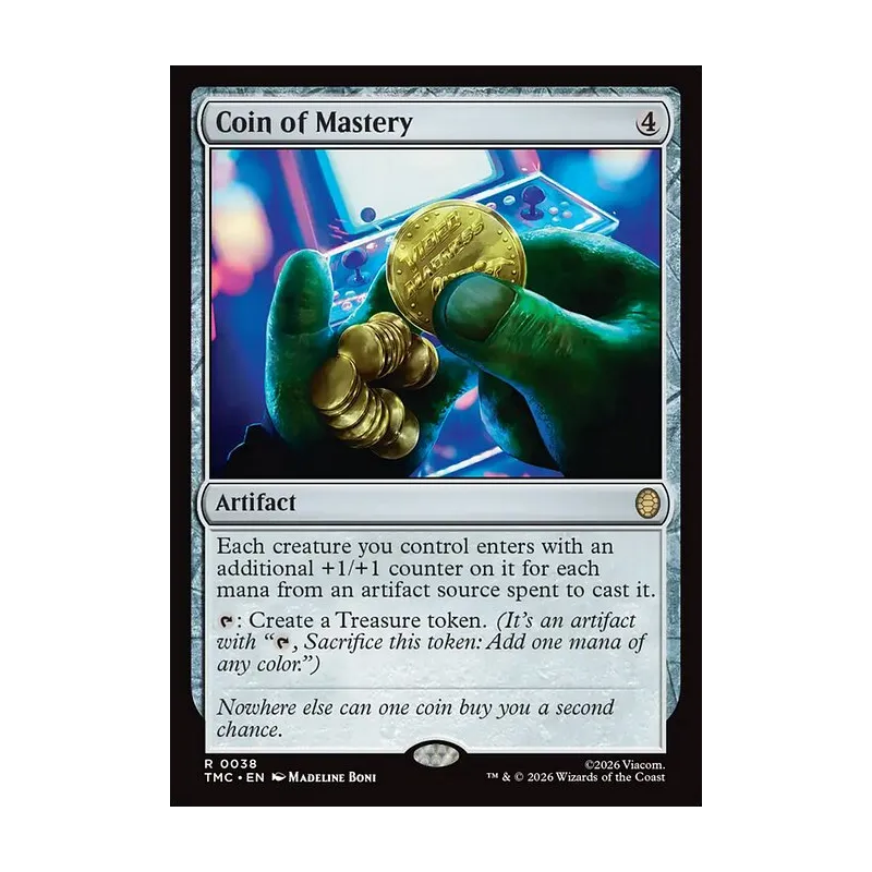 Coin of Mastery (Surge Foil) - Teenage Mutant Ninja Turtles Commander (Foil Near Mint)