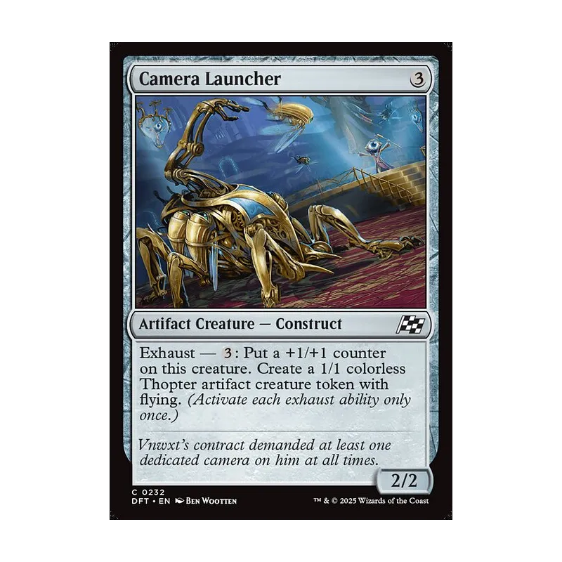 Camera Launcher - Aetherdrift (Near Mint)