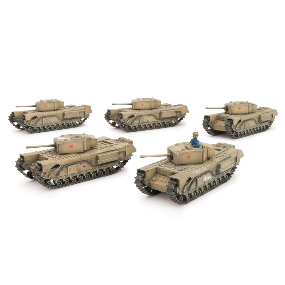 Flames of War WW2: Soviet - Churchill Heavy Tank Company