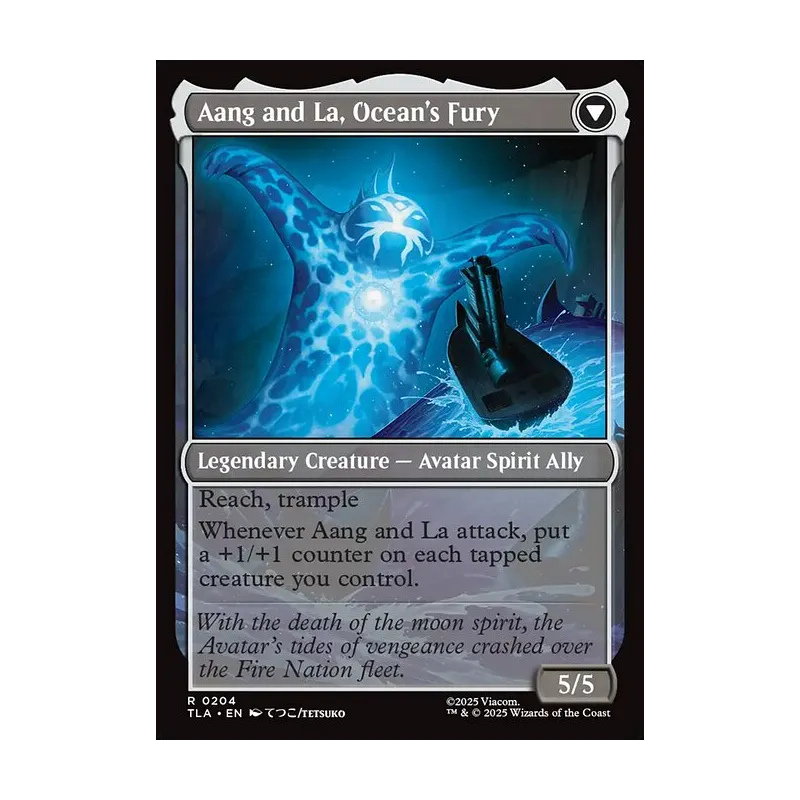 Aang, Swift Savior // Aang and La, Ocean's Fury - Avatar: The Last Airbender (Near Mint)