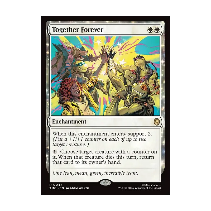 Together Forever (Surge Foil) - Teenage Mutant Ninja Turtles Commander (Foil Near Mint)