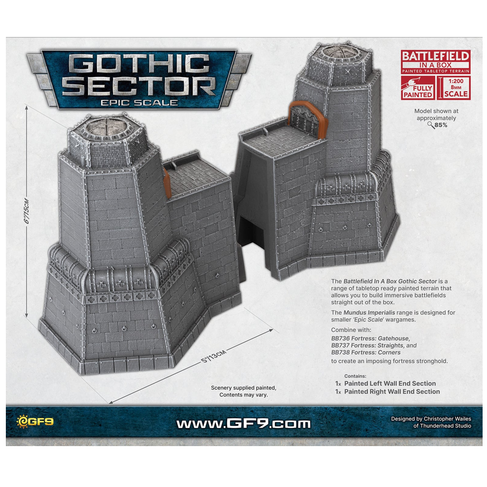 Battlefield in a Box: Gothic Sector: Mundus Imperialis - Fortress Ends (New Arrival)