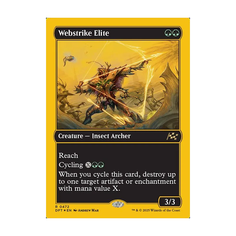 Webstrike Elite (First-Place Foil) - Aetherdrift (Foil Near Mint)