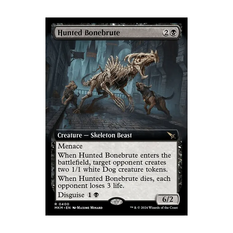 Hunted Bonebrute (Extended Art) - Murders at Karlov Manor (Near Mint)