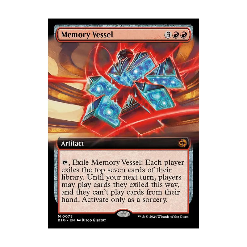 Memory Vessel (Extended Art) - The Big Score (Near Mint)