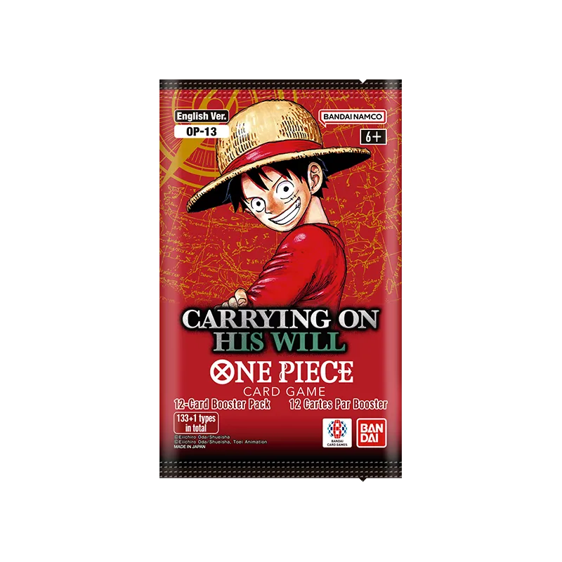 One Piece TCG: Carrying On His Will [OP-13] - Booster Pack (Preorder)