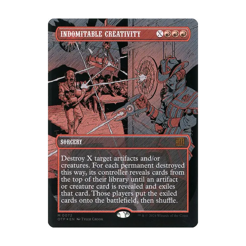 Indomitable Creativity (Textured Foil) - Breaking News (Foil Near Mint)