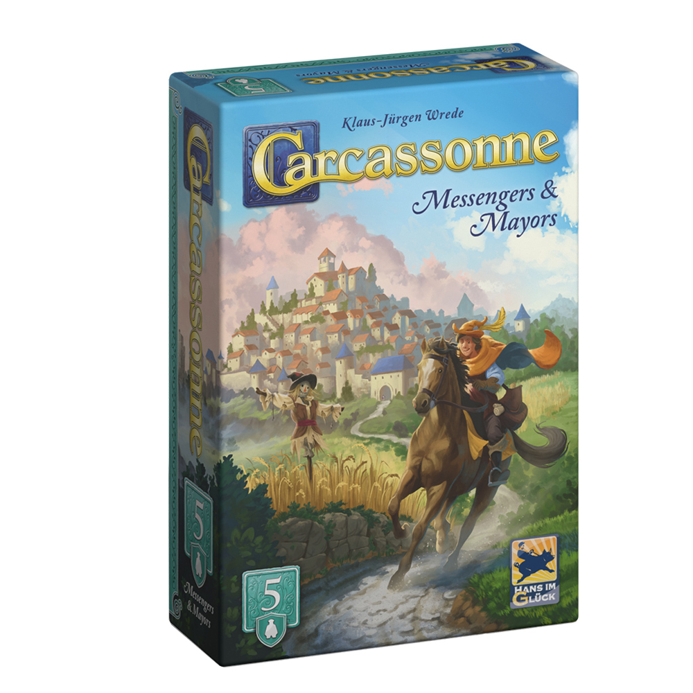 Carcassonne Exp5 (V3.1): Messengers & Mayors (New Arrival)