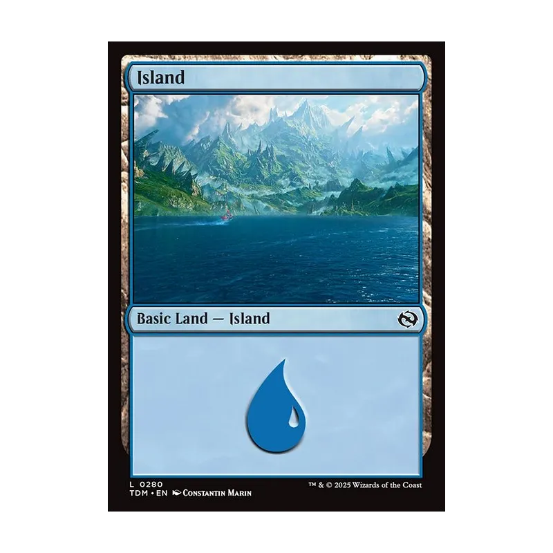 Island (0280) - Tarkir: Dragonstorm (Near Mint)