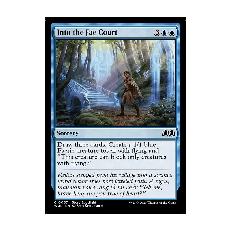 into the story mtg card Into the Fire (March of