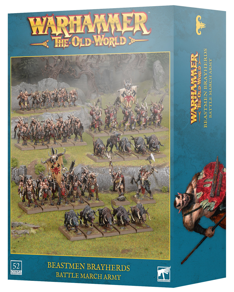 Warhammer The Old World: Beastmen Brayherds - Battle March Army (Preorder)