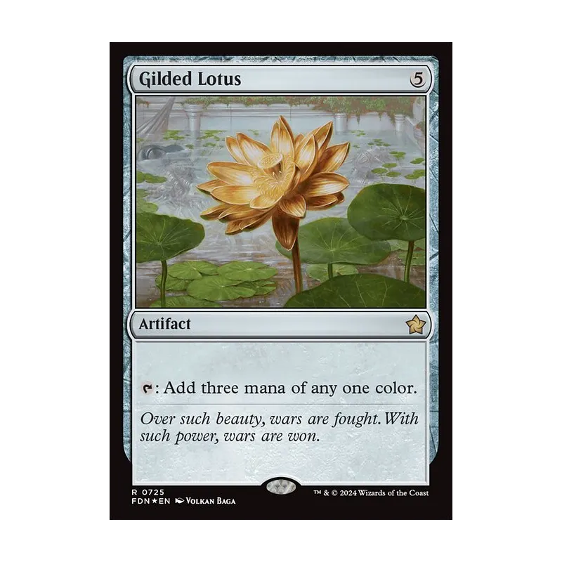 Gilded Lotus - Foundations (Foil Near Mint)