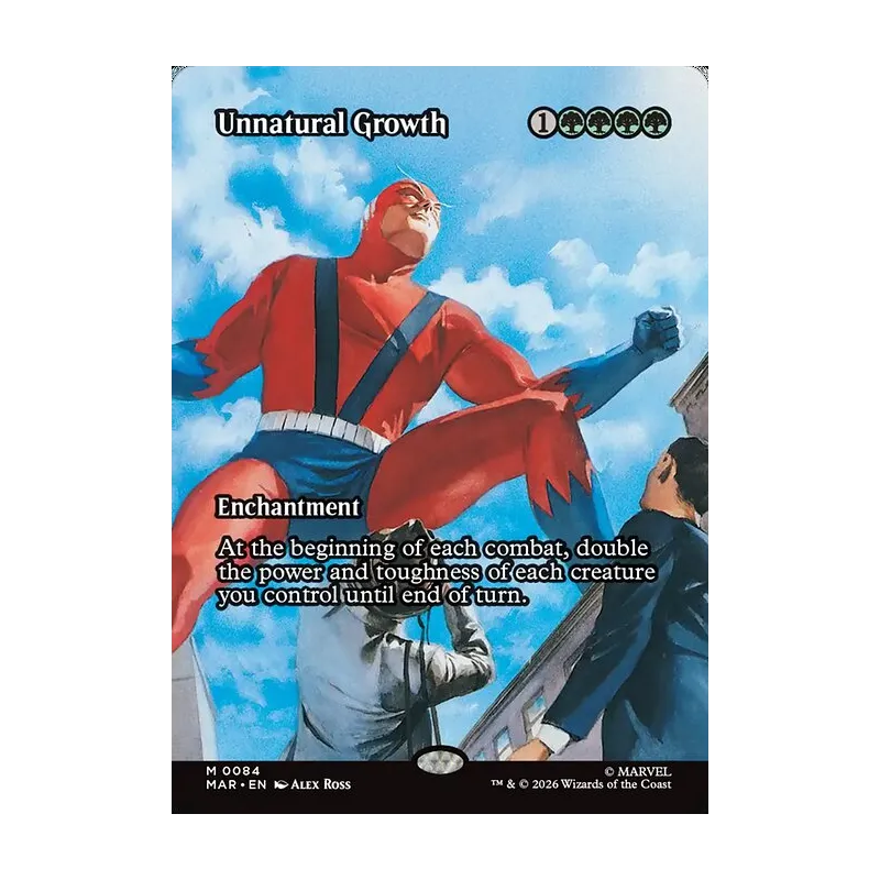 Unnatural Growth (Borderless) - Marvel Universe (Near Mint)