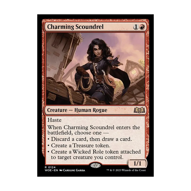 Charming Scoundrel - Wilds of Eldraine (Near Mint)
