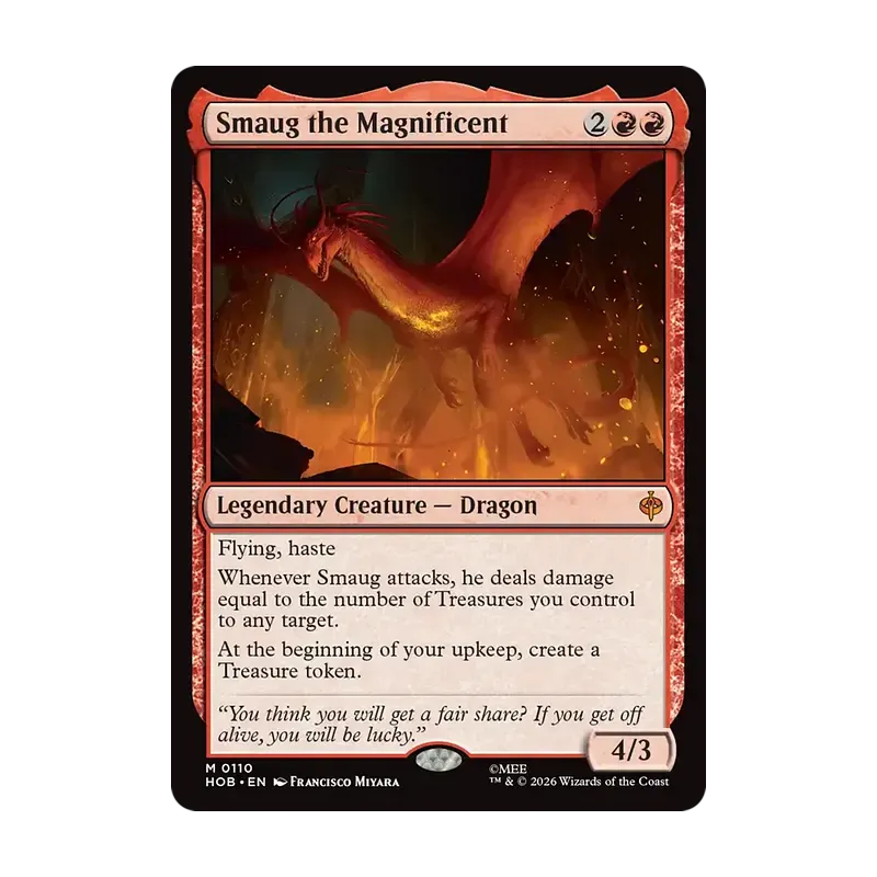 Smaug the Magnificent - The Hobbit (Near Mint)