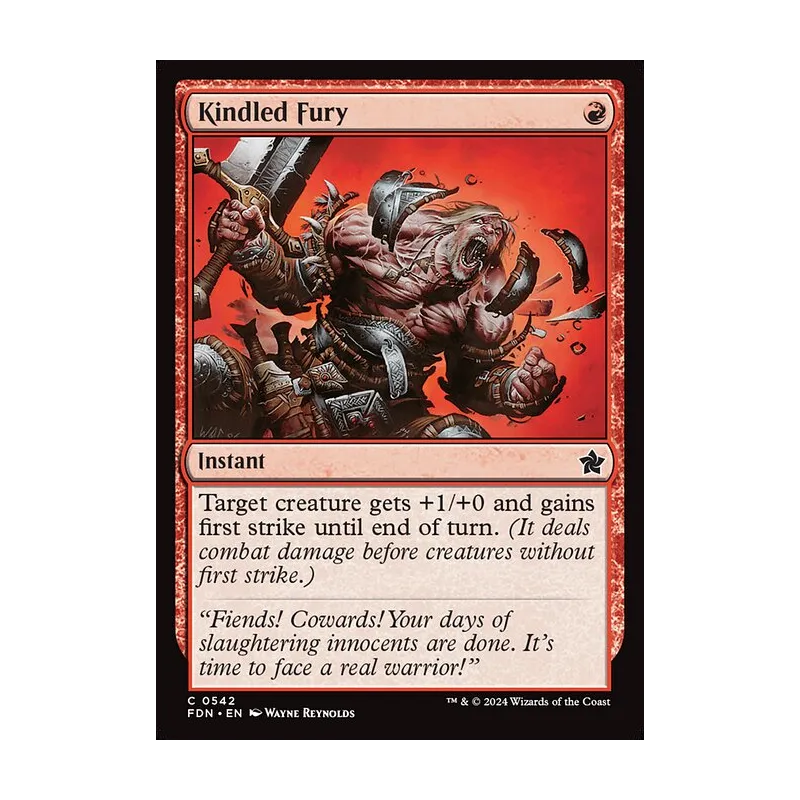 Kindled Fury - Foundations (Near Mint)