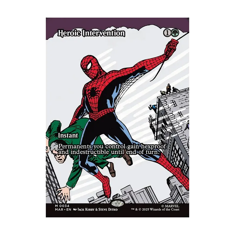 Heroic Intervention (Borderless) - Marvel Universe (Near Mint)