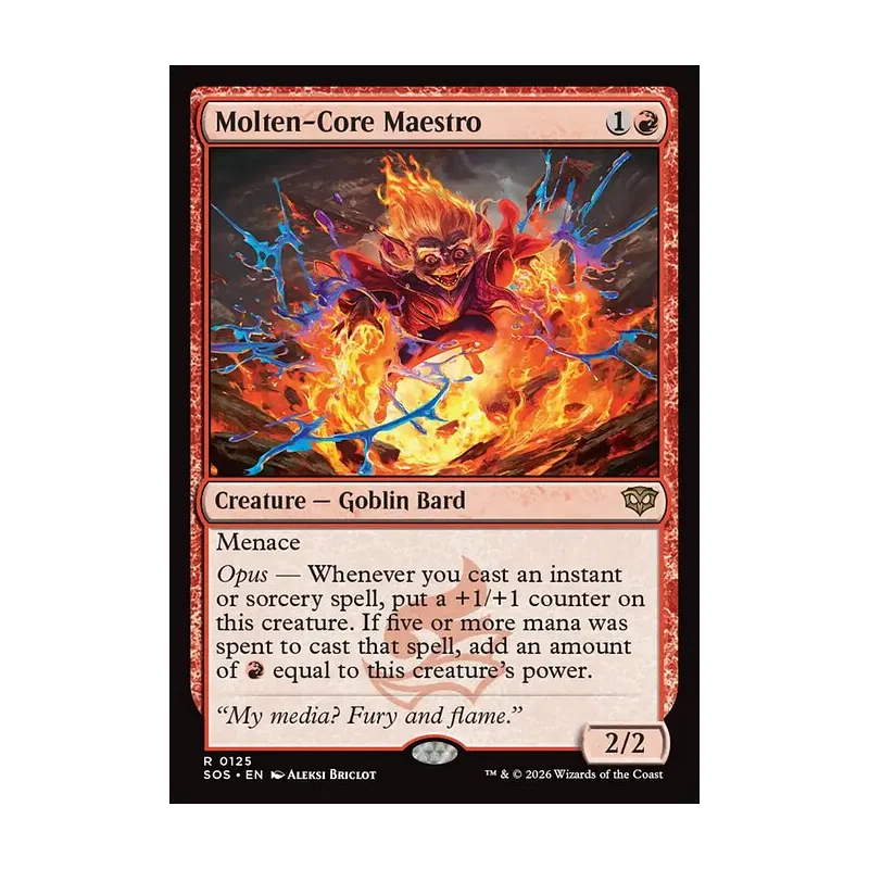 Molten-Core Maestro - Secrets of Strixhaven (Near Mint)