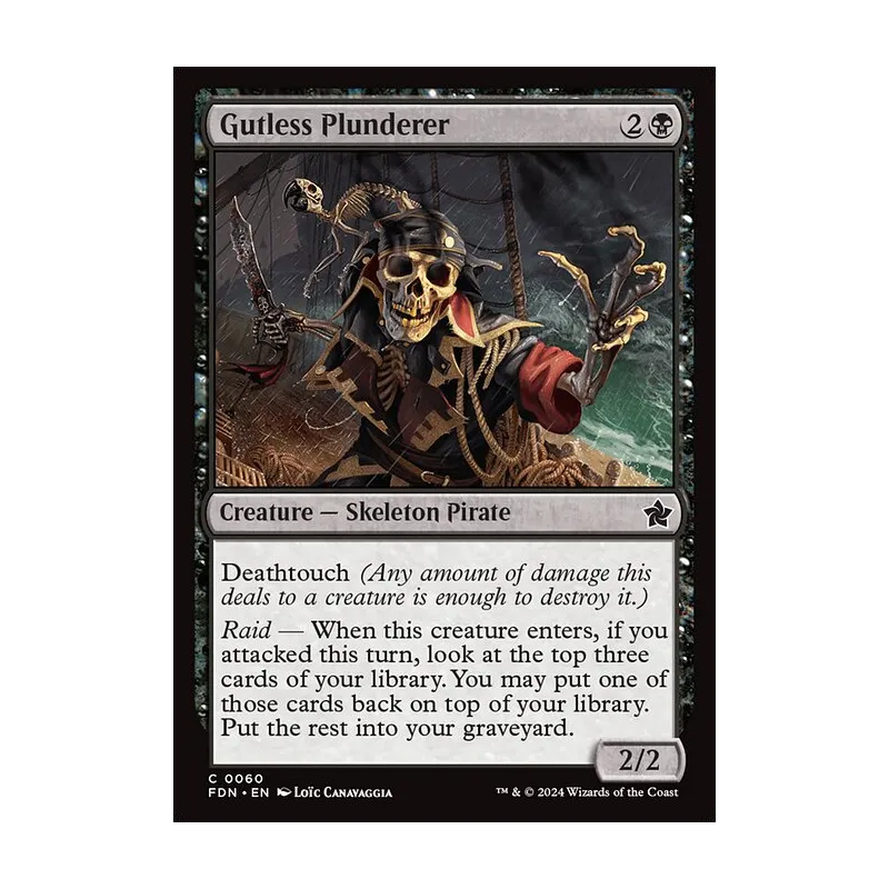 Gutless Plunderer - Foundations (Near Mint)