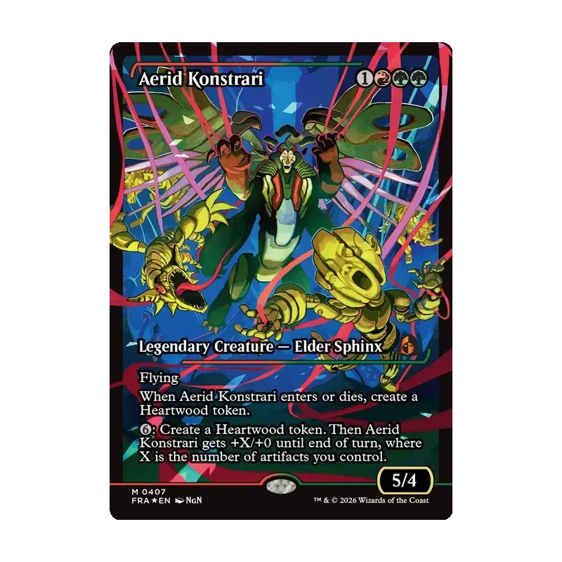 Aerid Konstrari (Showcase) (0407) - Reality Fracture (Foil Near Mint)