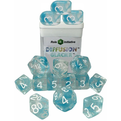 R4I Dice w/ Arch'd4: Diffusion - Glacier (15) (Last Chance)