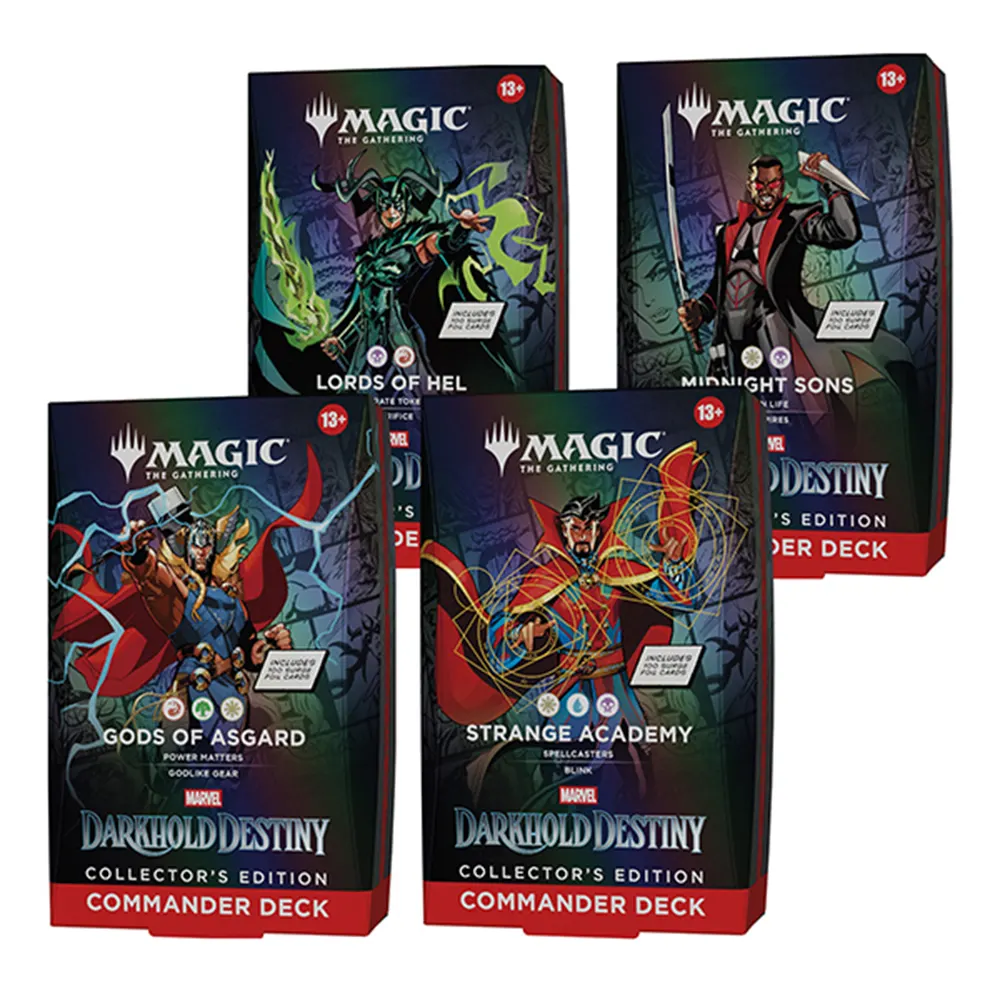 MTG: Marvel Darkhold Destiny - Collector Commander Deck Set (4) (Preorder)