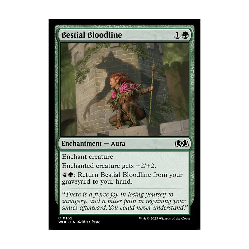 Bestial Bloodline - Wilds of Eldraine (Near Mint)
