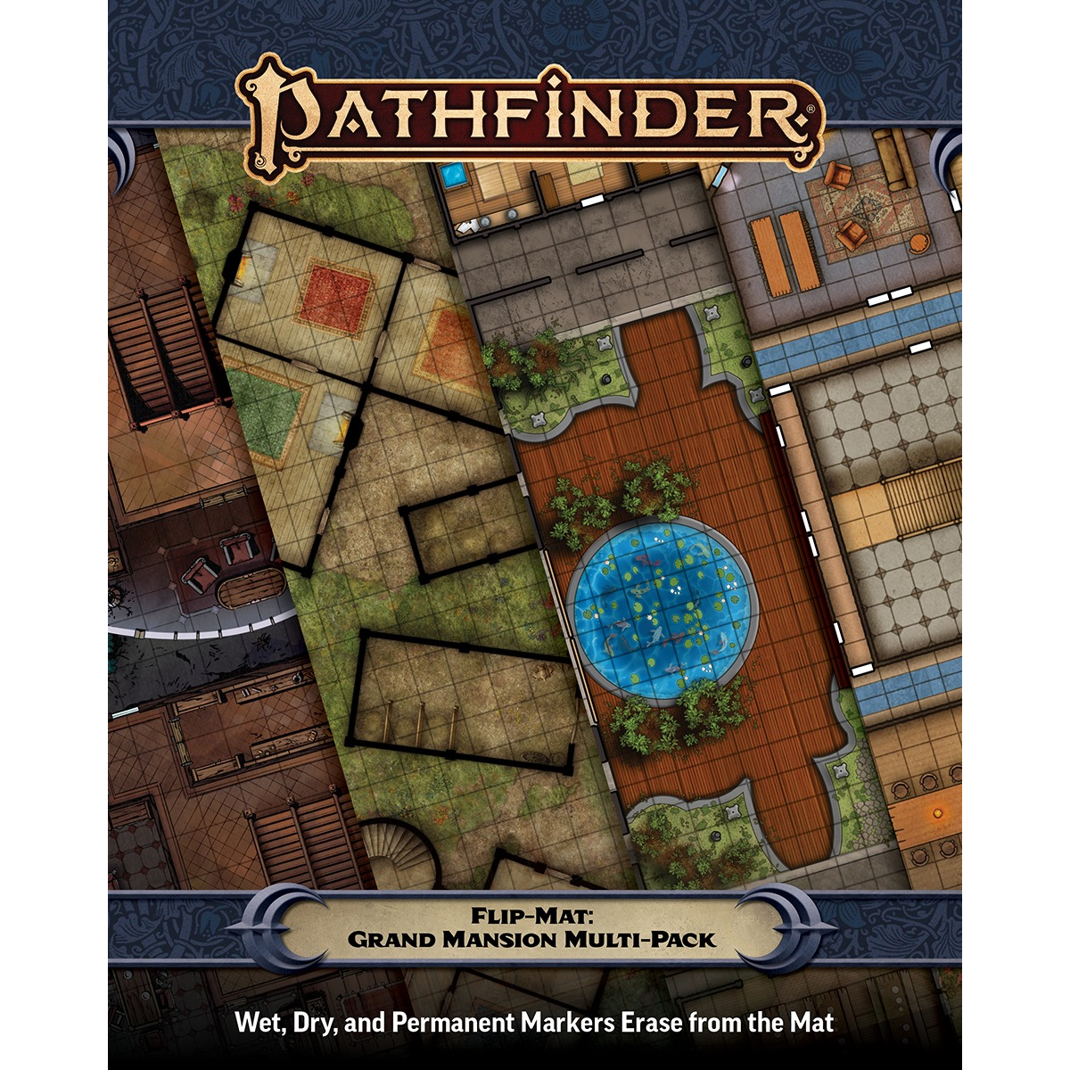 Pathfinder 2E RPG: Flip-Mat - Grand Mansion Multi-Pack (Preorder)