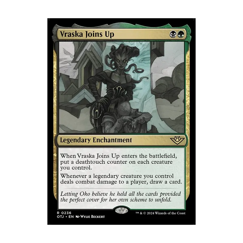 joins up cards mtg Annie - Foil - Prerelease Promo - Magic Singles  Outlaws of Thunder Junction put a +1/+1 counter on each creature you control Are the Join Up cards