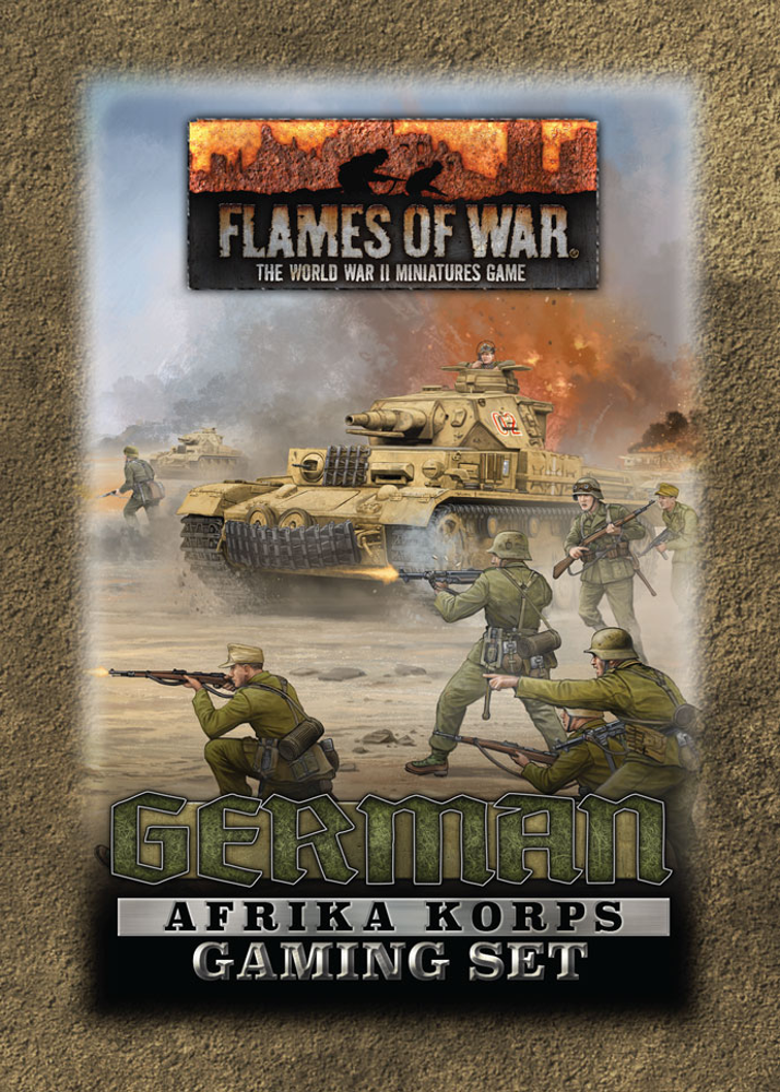 Flames of War WW2: German - Afrika Korps Gaming Set
