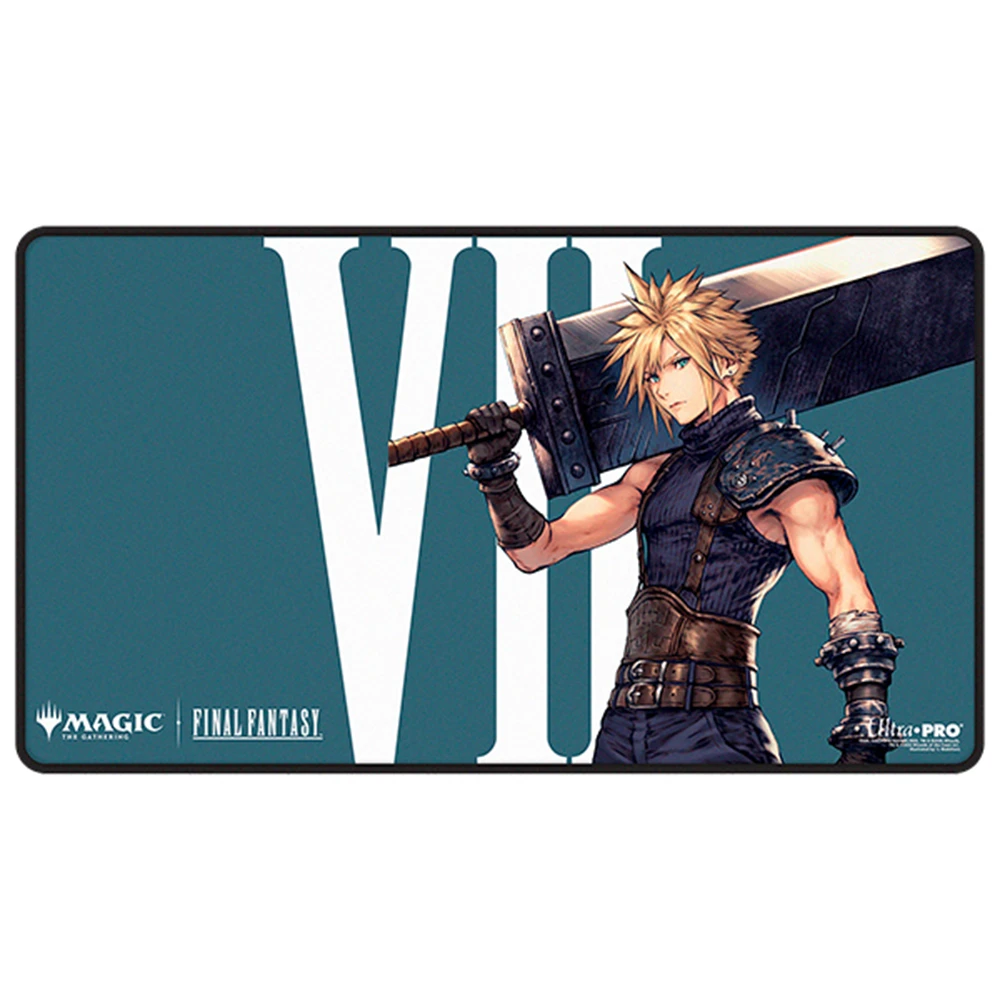 MTG Black Stitched Playmat: Final Fantasy - Cloud, Ex-Soldier (Preorder)