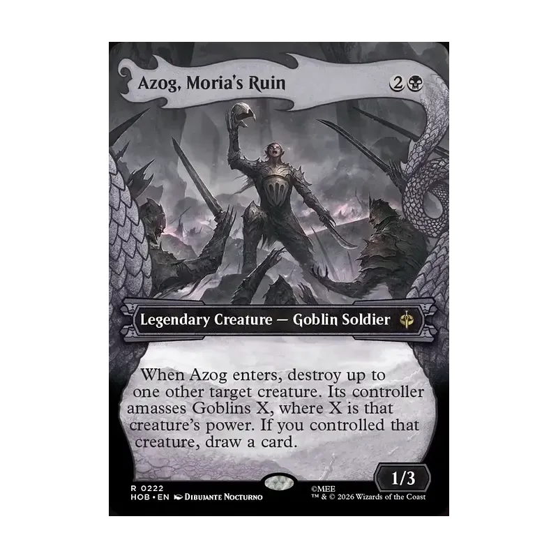 Azog, Moria's Ruin (Showcase) - The Hobbit (Near Mint)